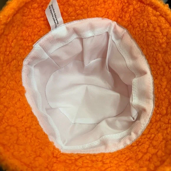Aperol Orange Fuzzy Bucket Hat NWOT - Picture 4 of 5